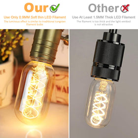 Owilukie E26 Edison bulb dimmable for flexible lighting.