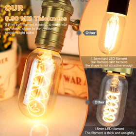 Owilukie warm 2200K amber glass cover enhances cozy spaces.