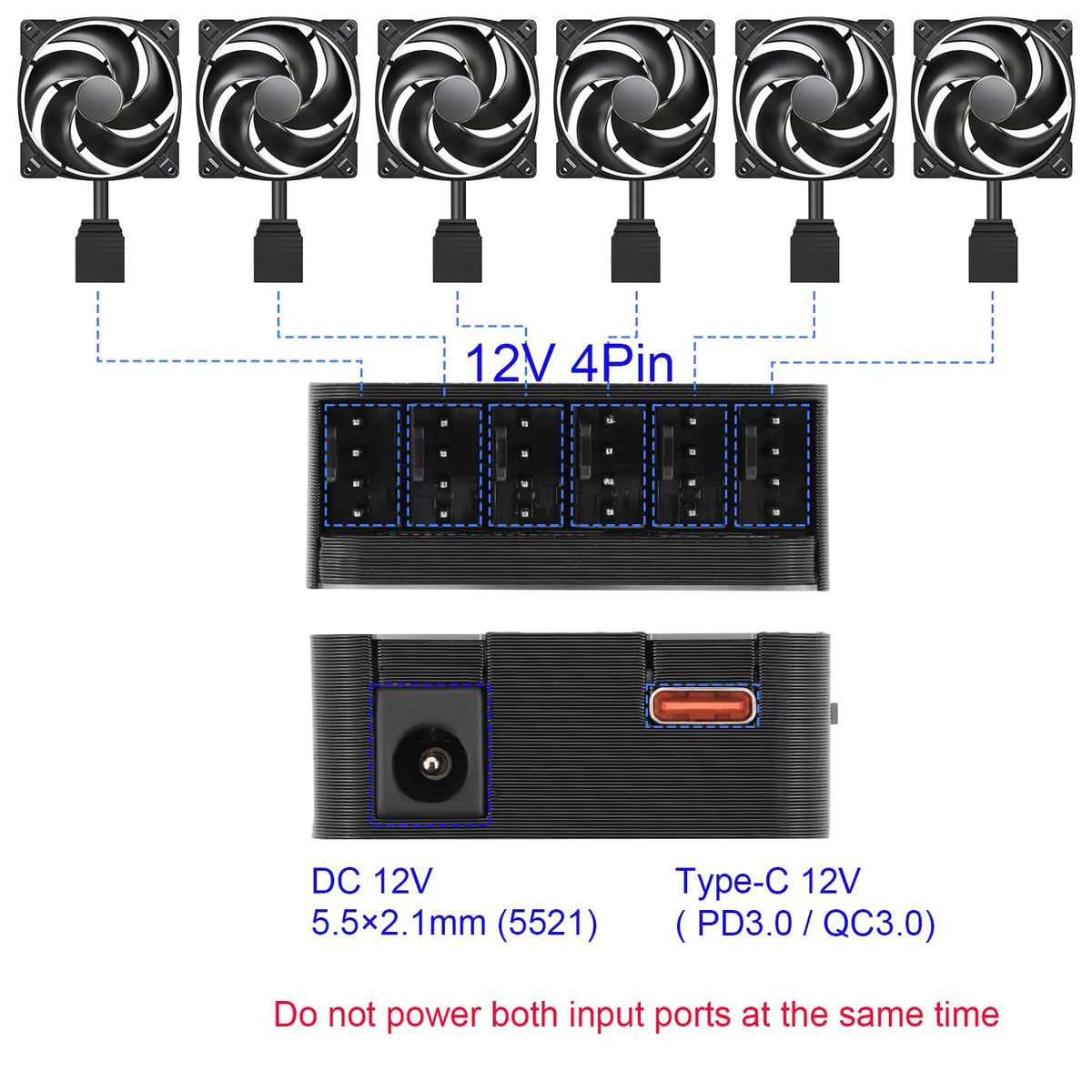 OwlTree Type-C PD3.0 connection demonstrates modern power input option.
