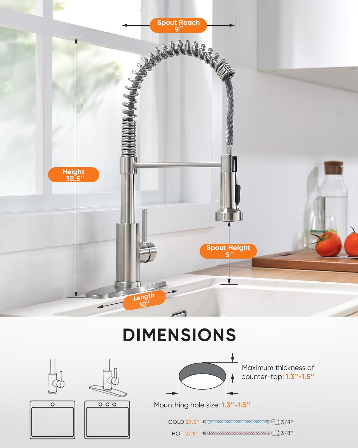 OWOFAN 9009SN lead-free stainless steel for safe drinking water