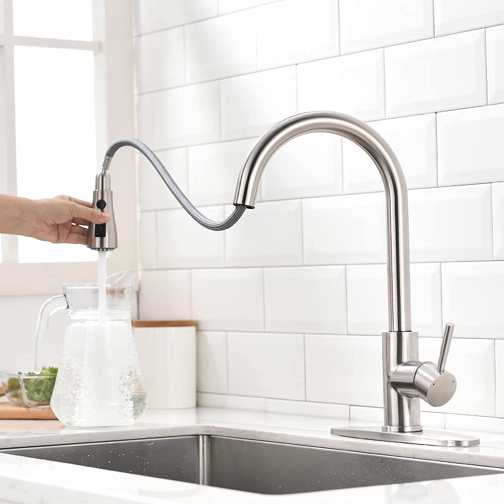 OWOFAN faucet suited for RV and tiny homes with flexible fit