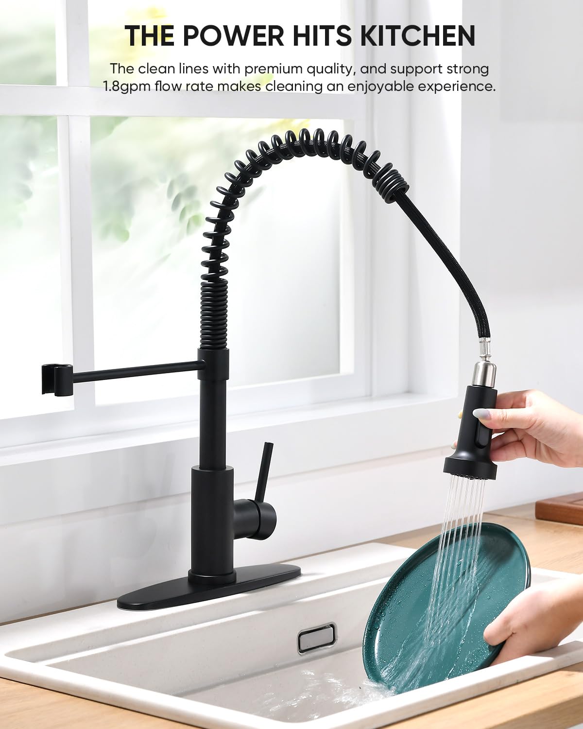OWOFAN ceramic cartridge ensures smooth operation and long life.
