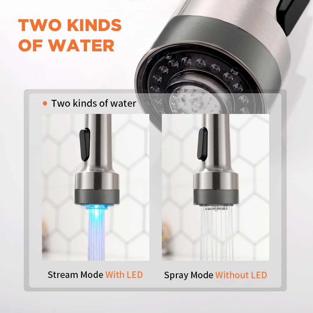 OWOFAN dual-function spout offers stream and spray modes for versatile tasks