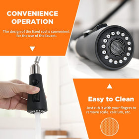 OWOFAN lead-free 304 stainless steel ensures safe drinking water contact.