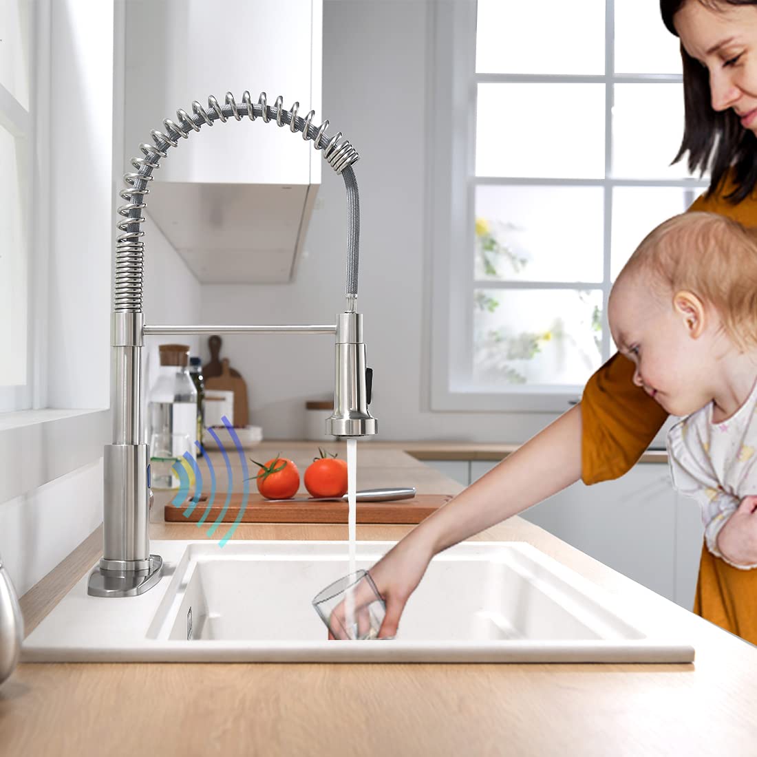 OWOFAN quick-connect push-fit for tool-free, fast installation