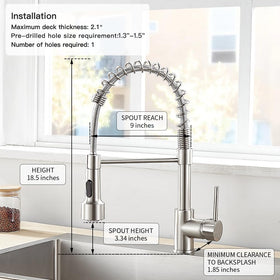 OWOFAN SUS304 stainless-steel construction ensures durable, lead-free performance