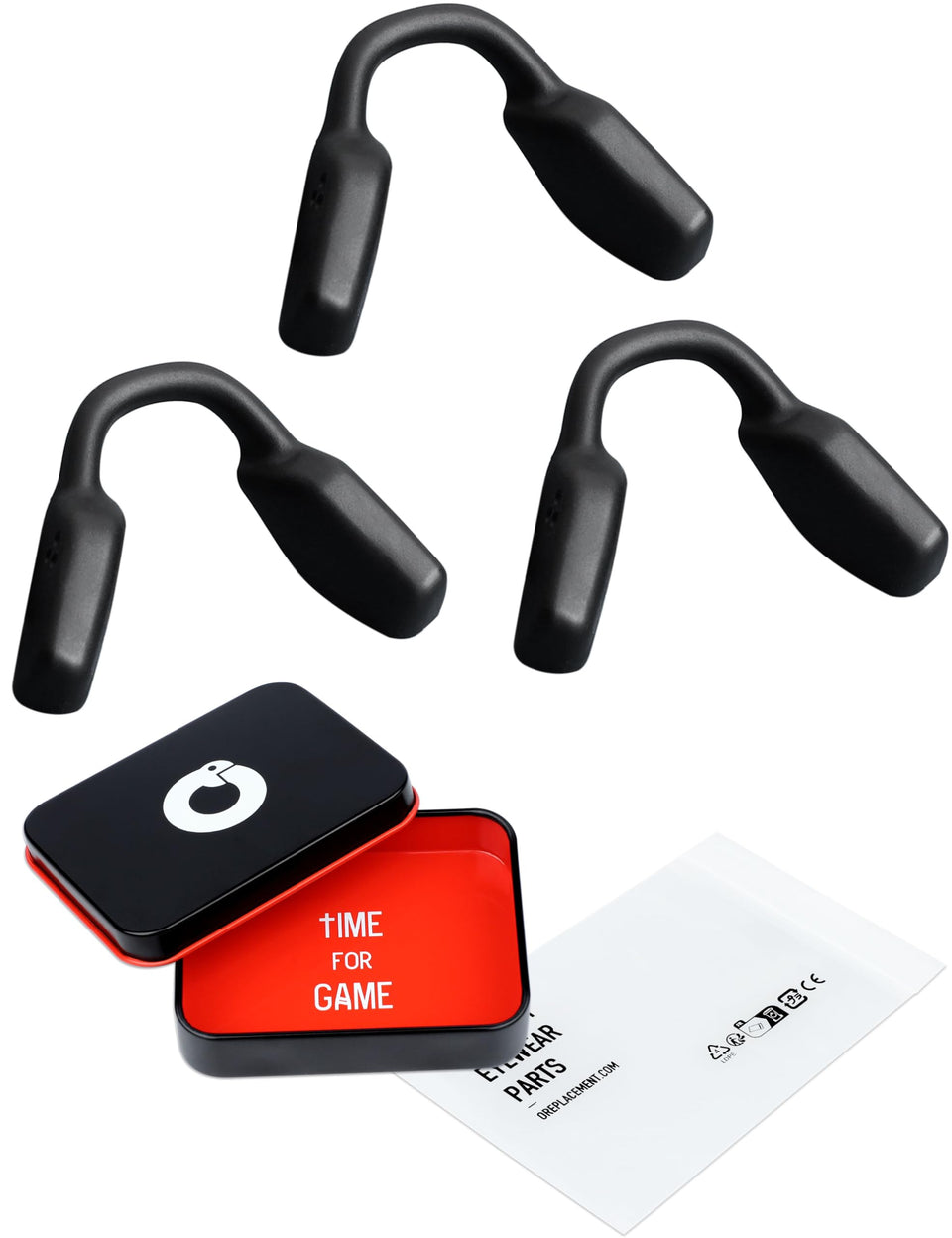 OWORK nose pads for Coinflip OO4144 offer secure, comfortable grip.