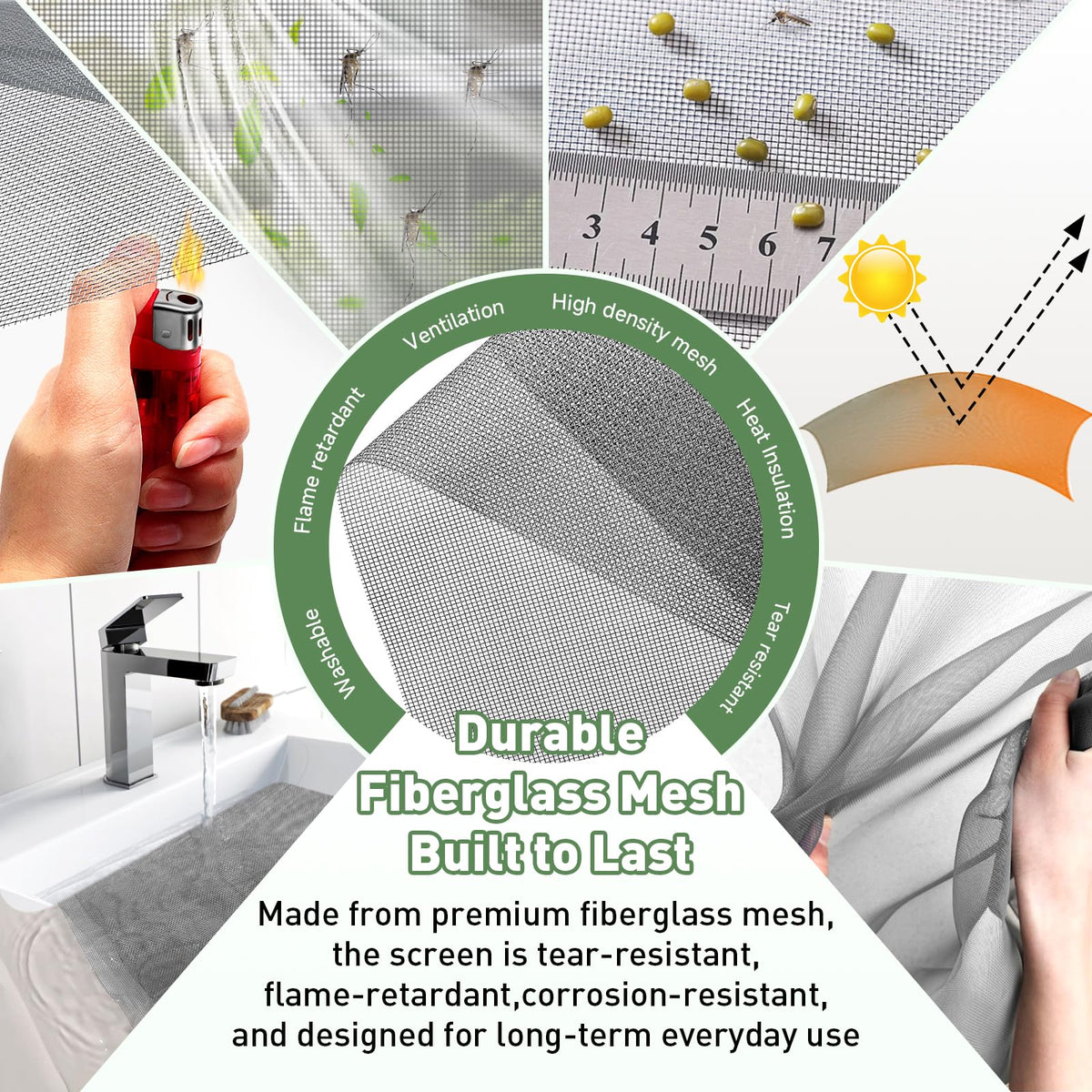 OWYR diy-adjustable-window-screen cuts to fit a range of frames.