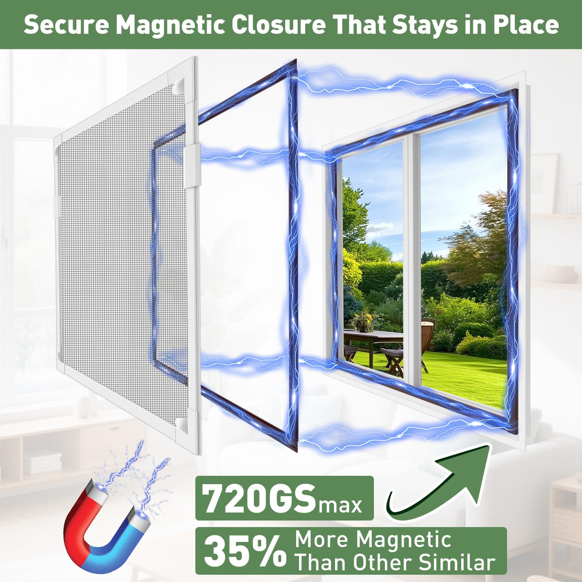 OWYR fiberglass window screen mesh offers durable, breathable insect protection.