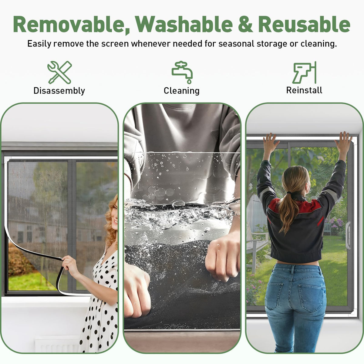 OWYR universal-frame-compatibility works with aluminum, wood, or iron window frames.