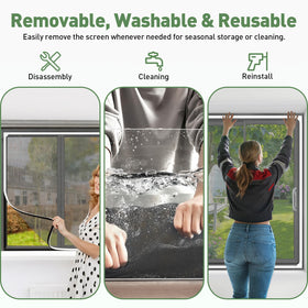 OWYR universal-frame-compatibility works with aluminum, wood, or iron window frames.