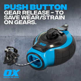 OX P027731 Chalk Line 6 to 1 gear for fast rewinds