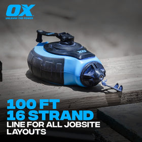 OX P027731 Chalk Line top loading for easy chalk refills