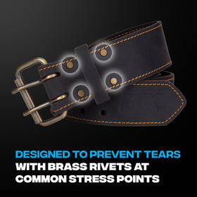OX Pro 2-Inch wide belt balances weight distribution for all-day wear