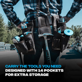 OX Pro adjustable chest strap for secure all day fit.