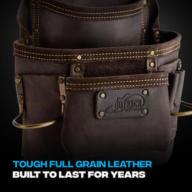 OX Pro carpenter pouches kept within easy reach.