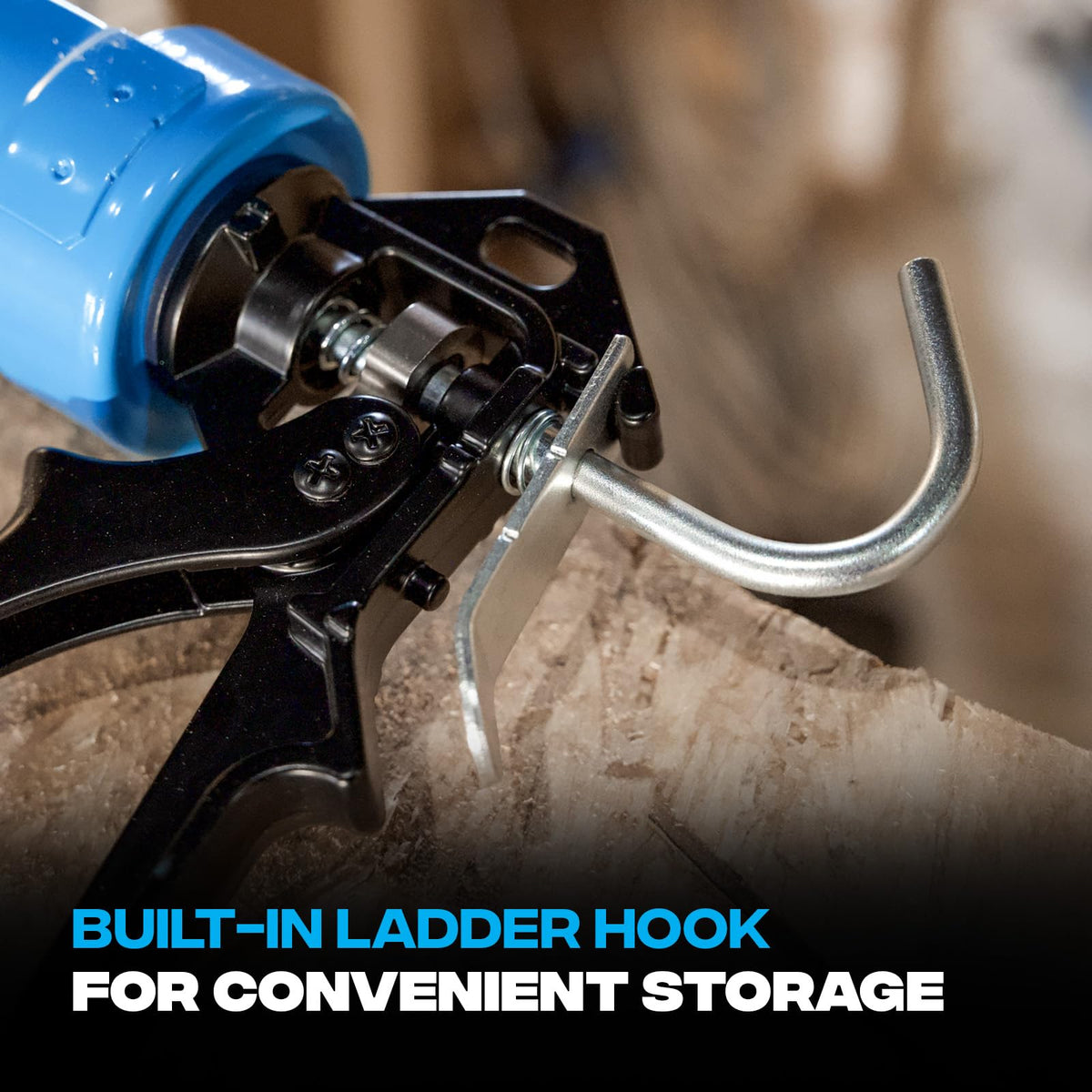 OX Pro ergonomic grip reduces hand fatigue during long use.