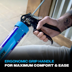 OX Pro large-capacity 29oz tube reduces reloads on big jobs.