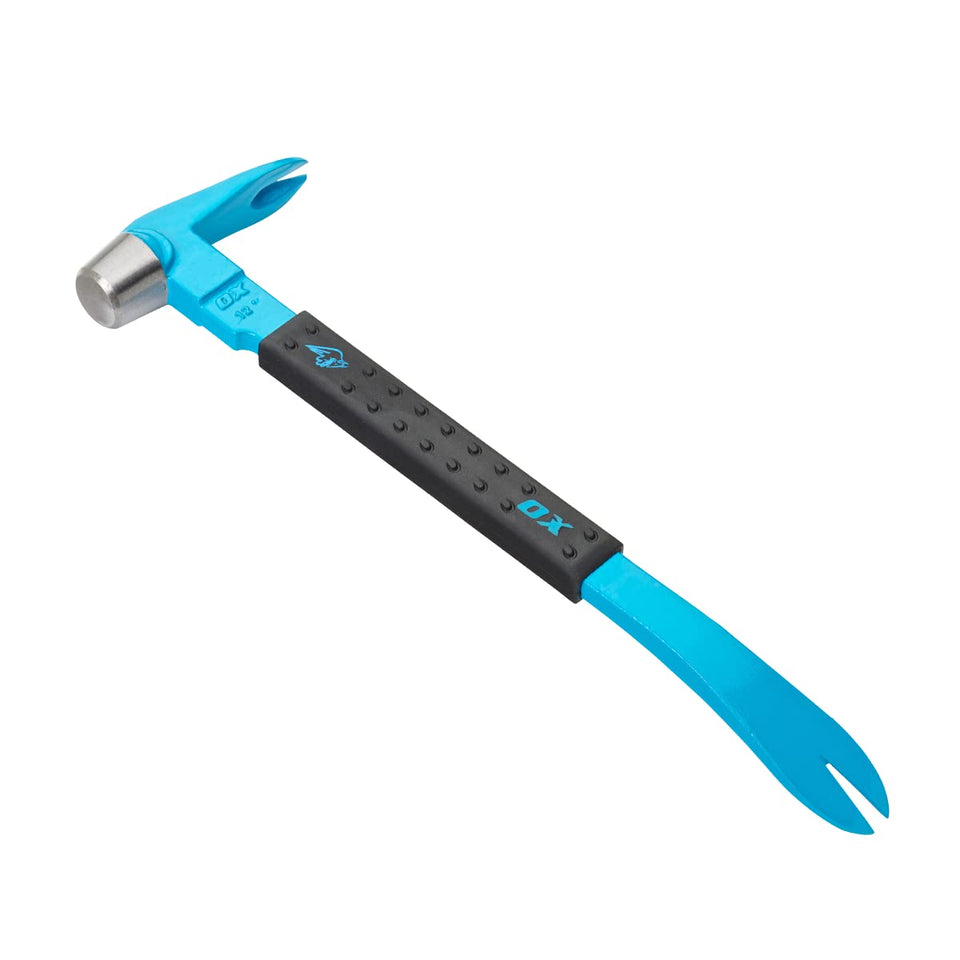 OX Tools 10 inch cats paw pry bar hammer head enables strong nail removal