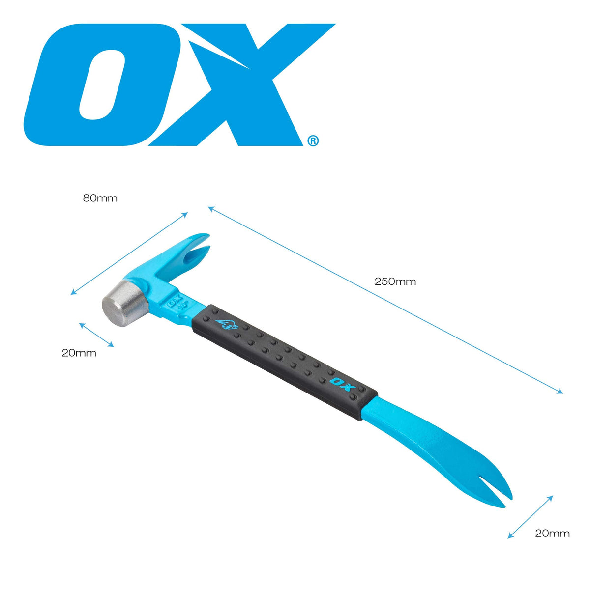 OX Tools forged steel design ensures durability on demanding job sites