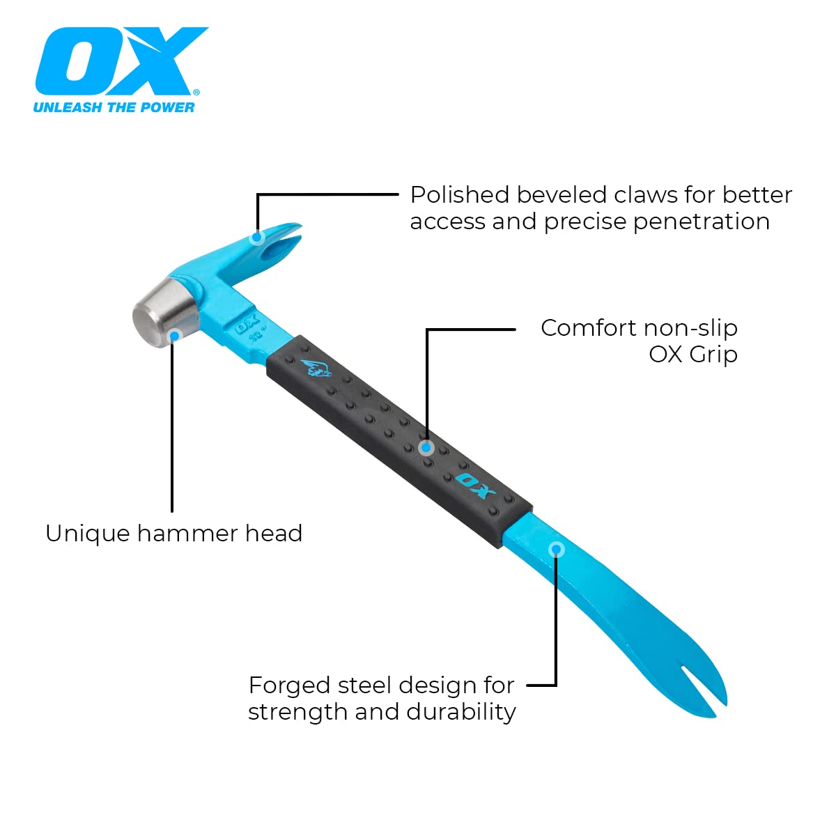 OX Tools nail puller catspaw 10 inch in action for trimming and molding removal