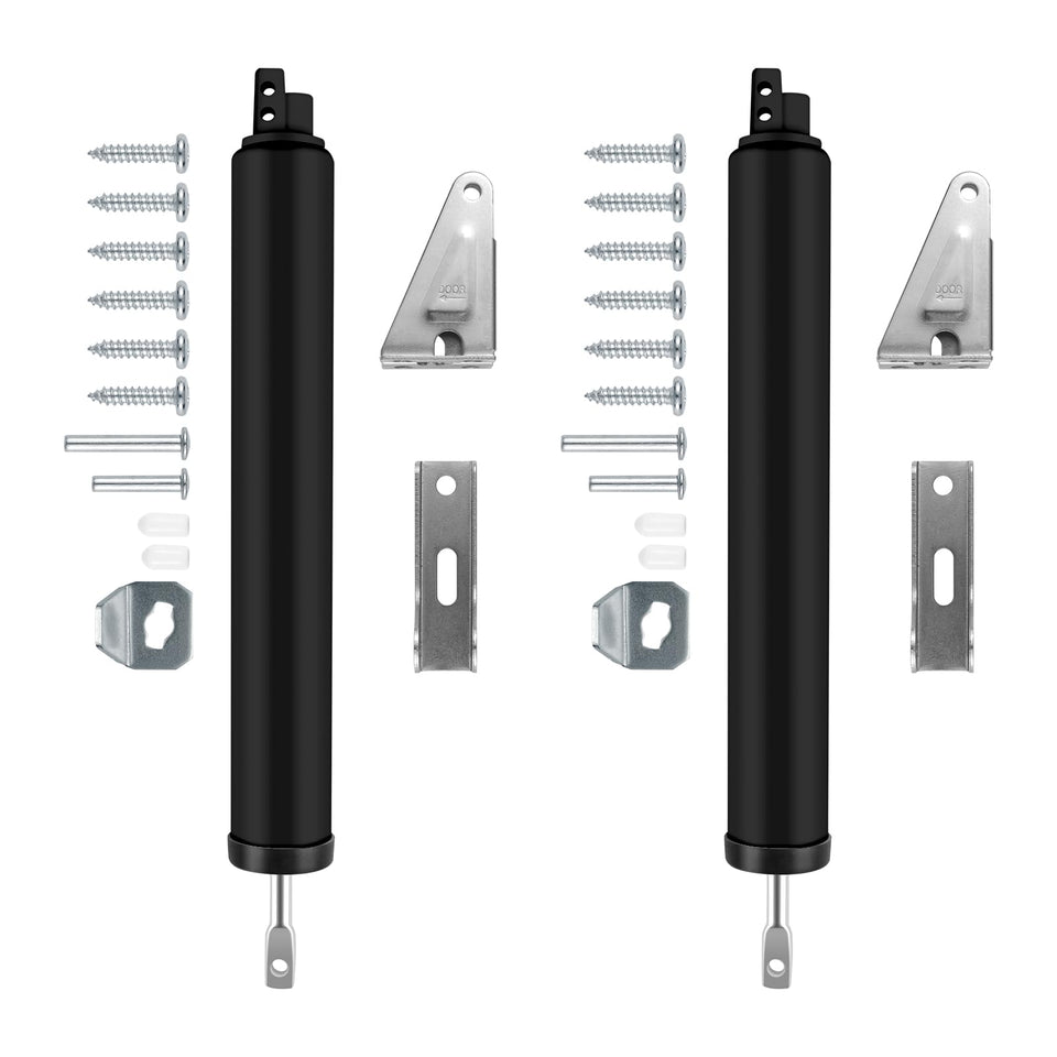 OXDFK pneumatic closer in action for smooth, controlled door closing.