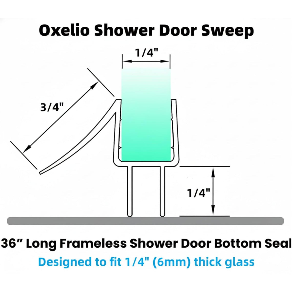 Oxelio seal display highlights easy maintenance and water control.