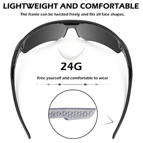 OXG safety glasses meet ANSI Z87.1 for dependable protection.