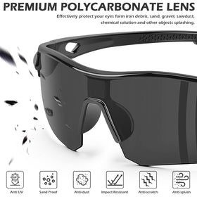 OXG polycarbonate lenses stay lightweight for long shifts.