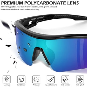 OXG 12-pack wrapped-frame design for ergonomic comfort during long wear
