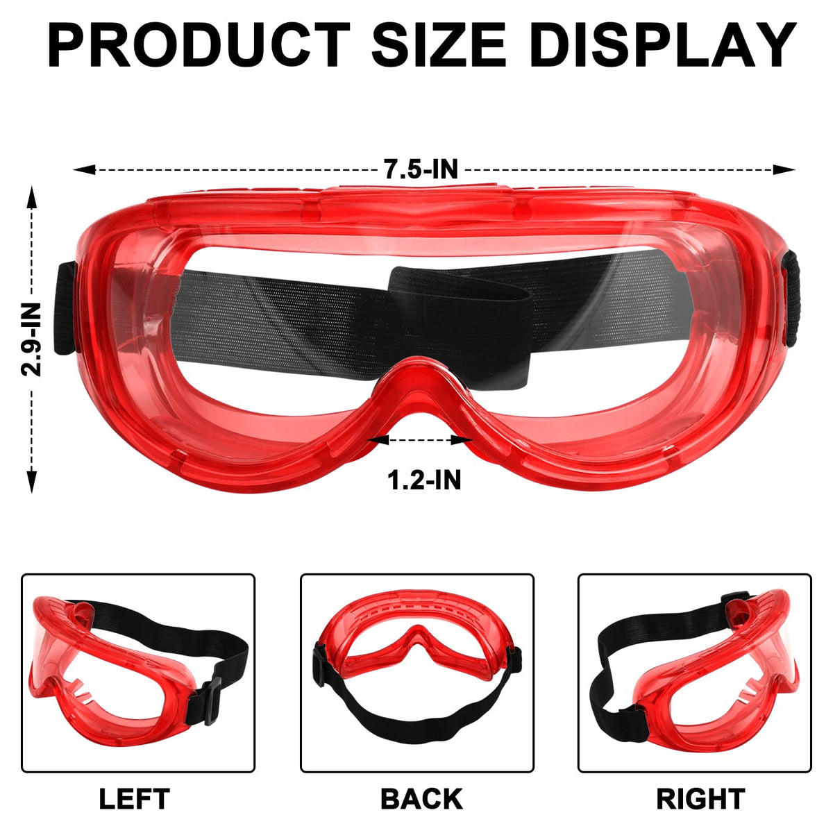 OXG anti-fog safety goggles keep visibility clear in hot, humid environments during tasks.
