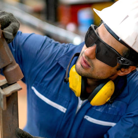 OXG ANSI Z87.1 compliant safety glasses meet industrial standards.