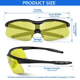 OXG ANSI Z87.1 eyewear with UV-blocking lenses for outdoor tasks.