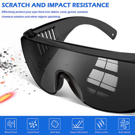 OXG anti fog safety glasses fit over prescription glasses without pressure