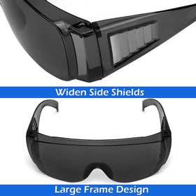 OXG anti fog safety glasses wrap around frame for full angle protection