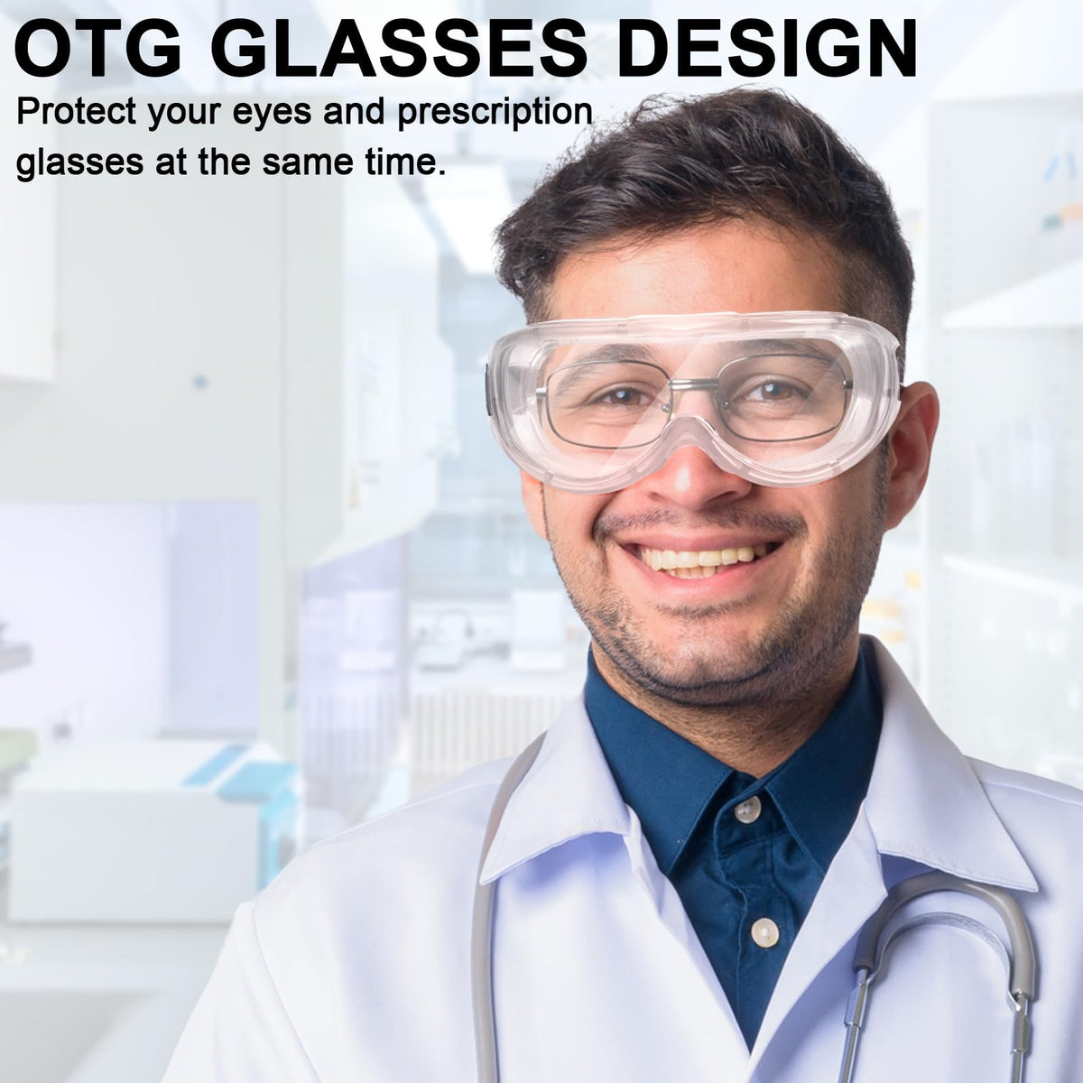 OXG chemical splash protection eye gear for reliable defense against splashes.