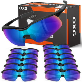 OXG safety glasses with mirrored lenses offering broad protection and everyday comfort