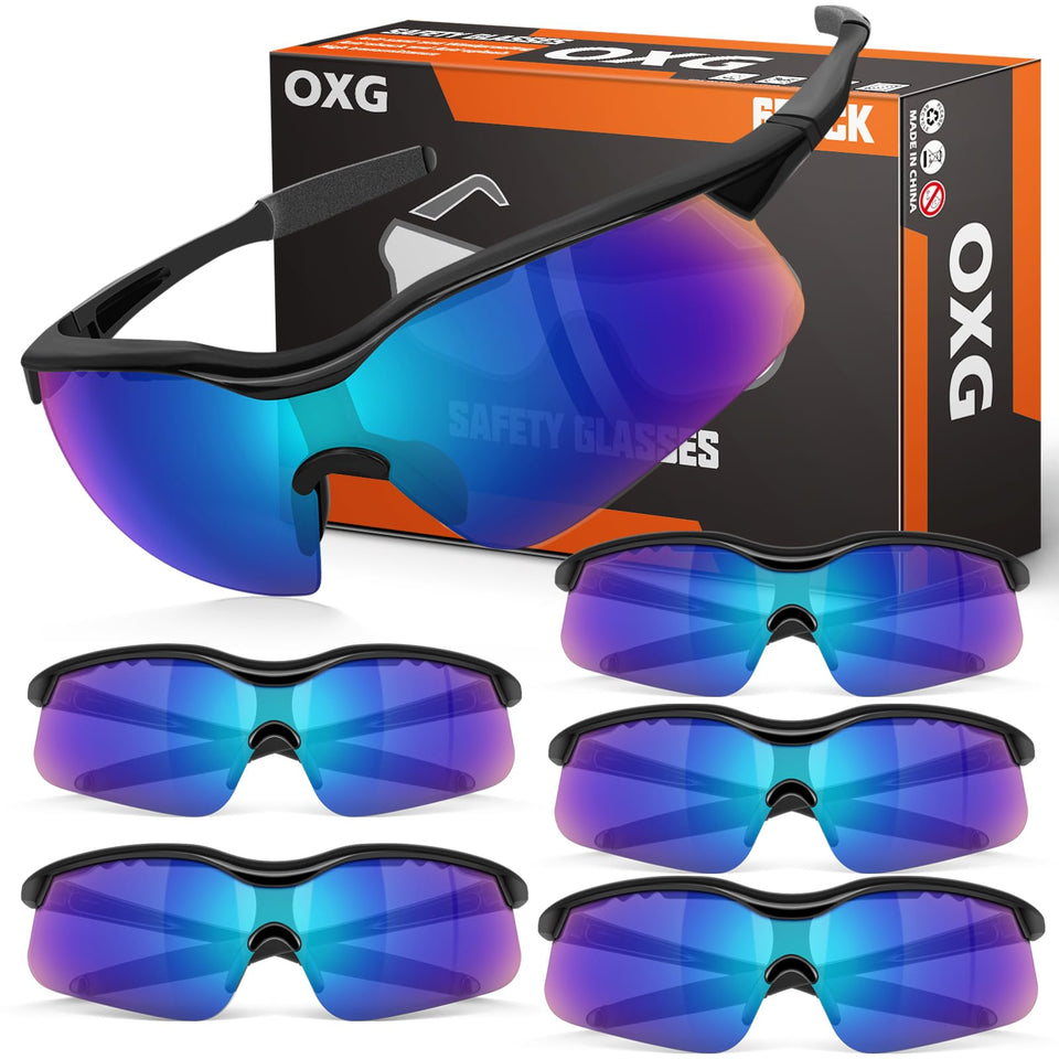 OXG safety glasses multi-pack packaging lets you distribute protection on the job.
