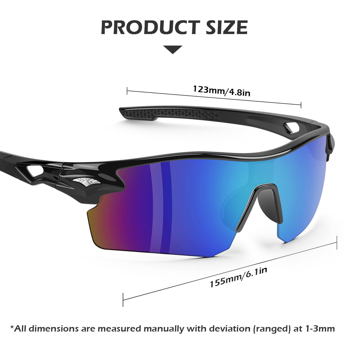 OXG safety glasses with multicolor lenses for versatile visibility.