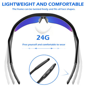 OXG safety eyewear suits cycling, fishing, and other active tasks.