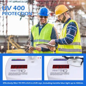 OXG wraparound frame design providing full-coverage protection around the eyes