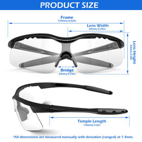 OXG wraparound polycarbonate frame provides full peripheral protection.