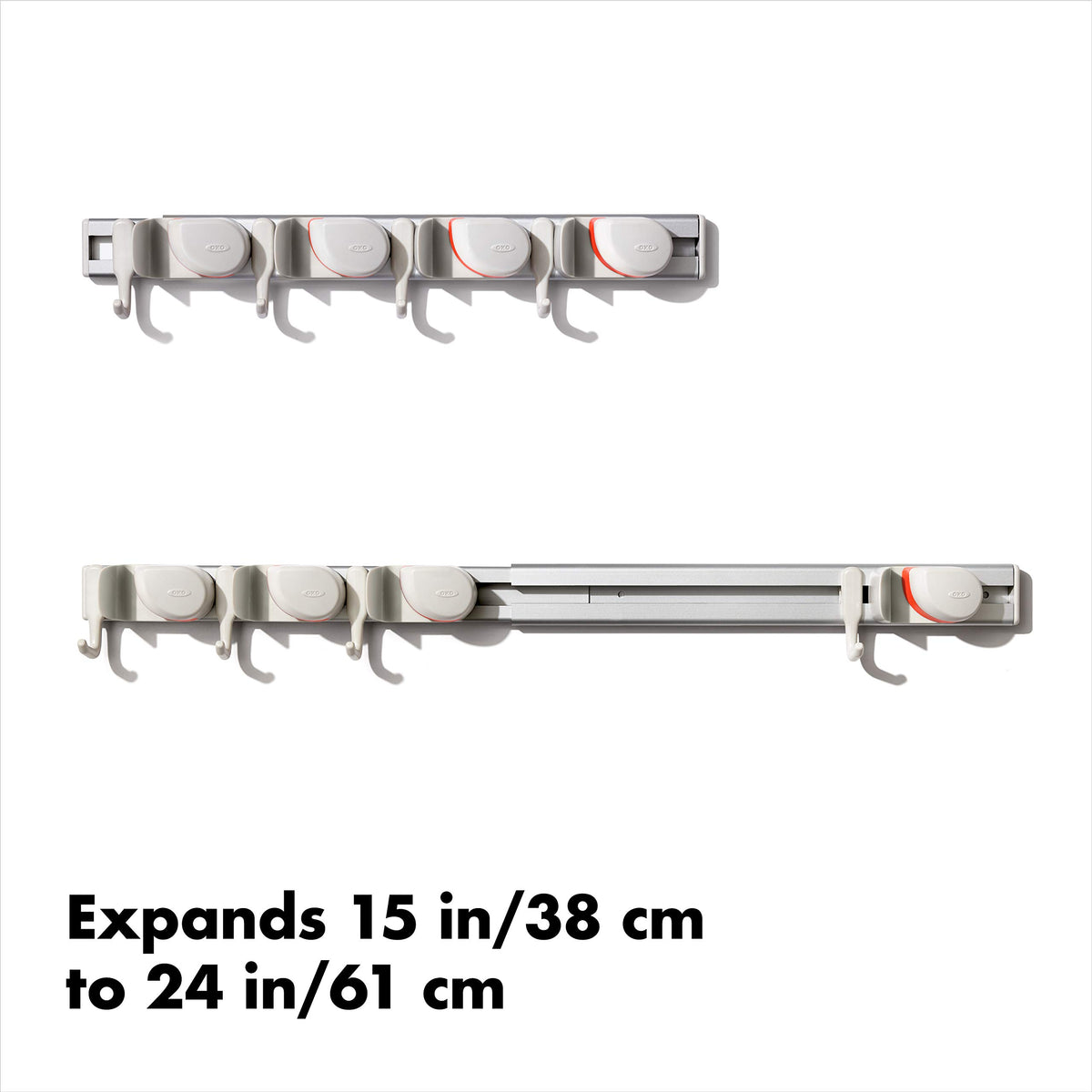 Ideal for closet, hallway, mudroom or garage storage.
