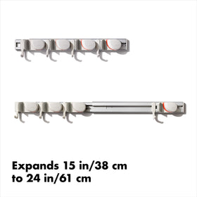 Ideal for closet, hallway, mudroom or garage storage.