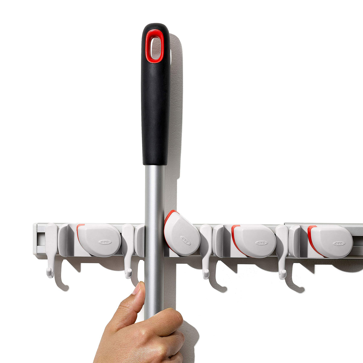 Easy installation kit with screws and anchors for quick setup.