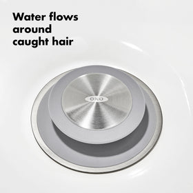 OXO Good Grips two-piece design; enables easy installation and removal.