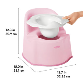 OXO Tot Potty Chair Blossom inner bowl removal for cleaning