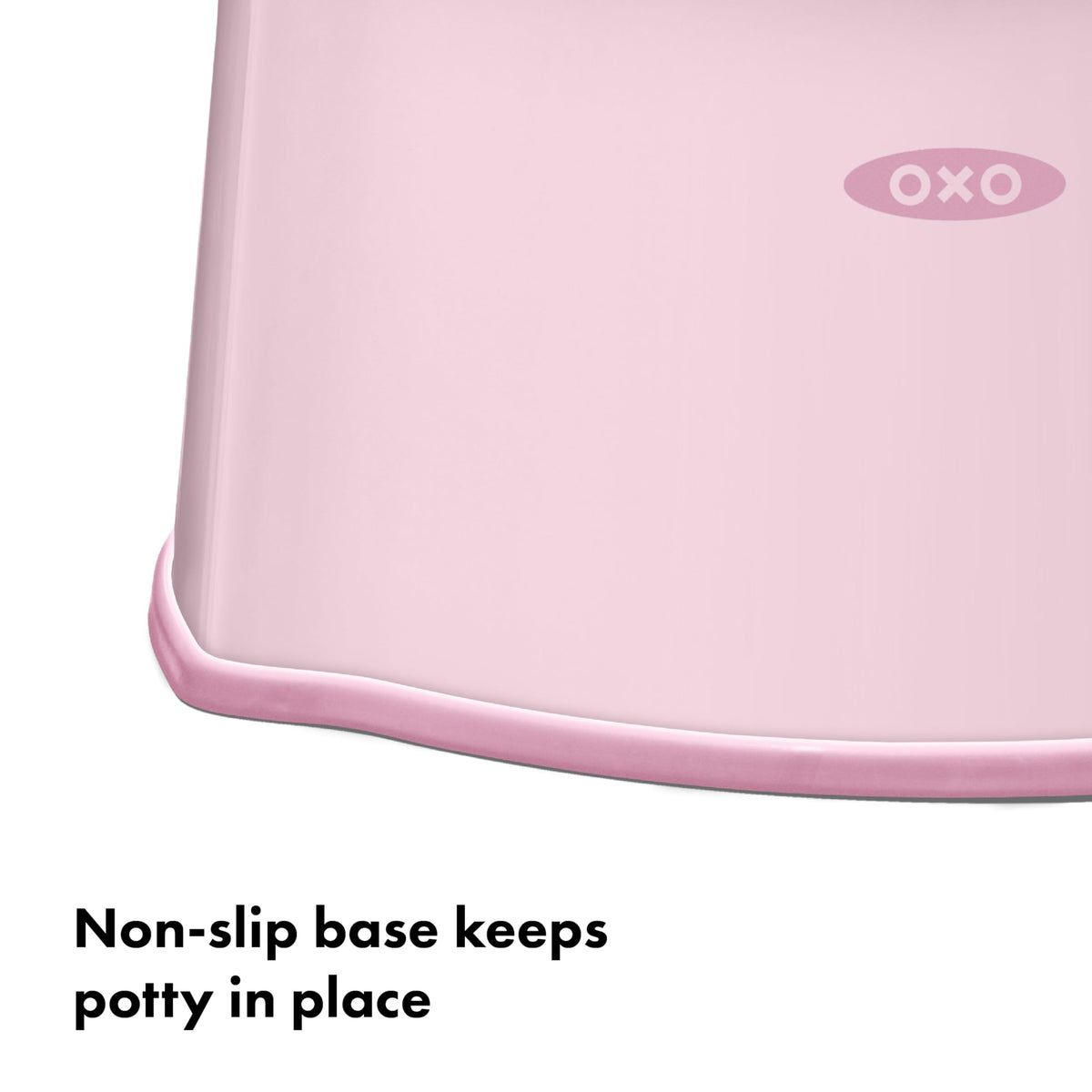 OXO Tot Potty Chair Blossom non-slip base for stability