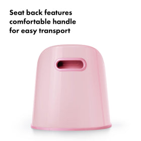 OXO Tot Potty Chair Blossom seat detail with smooth surfaces