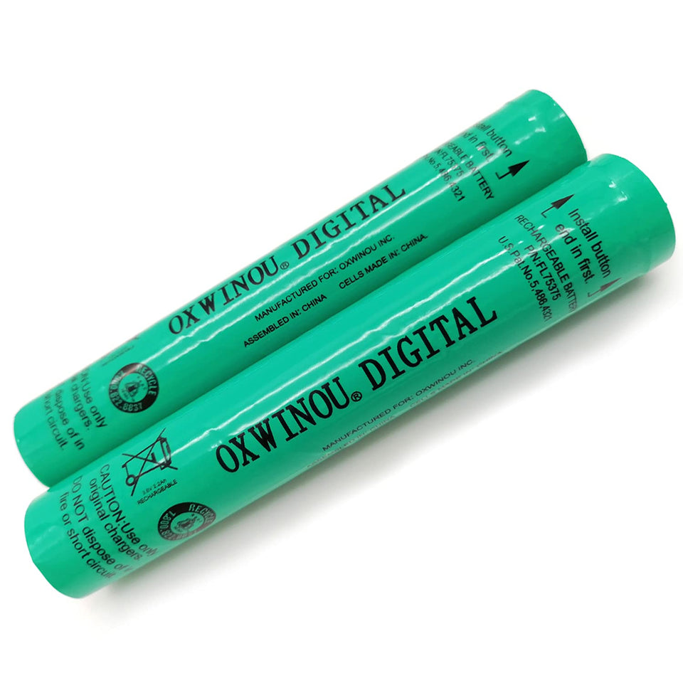 OXWINOU battery stick 3.6V 2200mAh offers reliable flashlight power.